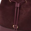 Minerva Leather Bucket bag Bordeaux TL142476