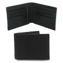 Exclusive 2 Fold Leather Wallet for men Black TL142553