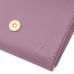 Iside Elegante Cartera en Piel - Misura Pequeña Lila TL142436