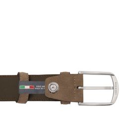 Ceinture Casual en Daim 35mm Taupe TL142536