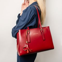 TL Bag Leather Shoulder bag Red TL142037