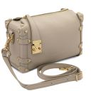 Praline Soft Leather Duffle bag Light Taupe TL142422
