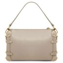 Praline Soft Leather Duffle bag Light Taupe TL142422