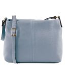 TL Bag Soft Leather Shoulder bag Light Blue TL141720