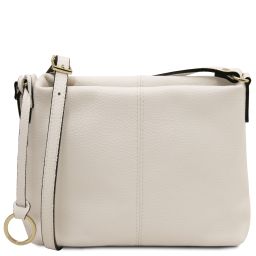 TL Bag Borsa a Tracolla in Pelle Morbida Bianco TL141720