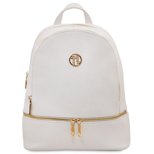 TL Bag Soft Leather Backpack White TL142280