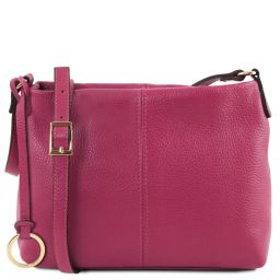 TL Bag Soft Leather Shoulder bag Фуксия TL141720