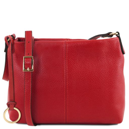 TL Bag Borsa a Tracolla in Pelle Morbida Rosso Lipstick TL141720