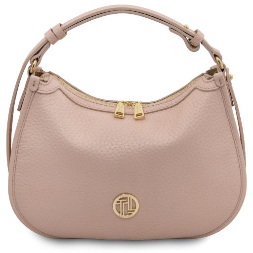Hoblò Bolso a Mano en Piel Suave Nude TL142563