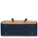 Frame Sac à Bandoulière en Raphia Bleu TL142566