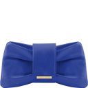 Priscilla Clutch Leather Handbag Blue TL140716
