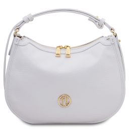 Hoblò Soft Leather Handbag White TL142563