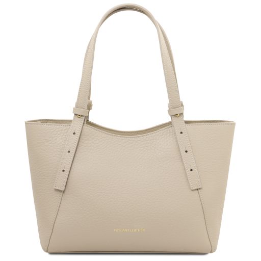 Libra Borsa al Hombro en Piel Beige TL142580