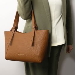 Libra Sac Bandoulière en Cuir Beige TL142580