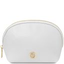 Vera Trousse in Pelle Morbida Bianco TL142438