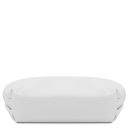 Vera Trousse in Pelle Morbida Bianco TL142438
