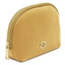 Vera Soft Leather Toiletry Case Pastel yellow TL142438