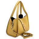 Soave Soft Leather Handbag Pastel yellow TL142583