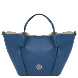 Legame Borsa Shopping in Pelle - Misura Grande Denim TL142481