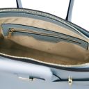 TL Bag Handtasche aus Leder Himmelblau TL142174
