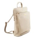 TL Bag Zaino da Donna in Pelle Morbida Beige TL141682