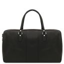 Lisbona Sac de Voyage en Cuir - Grand Modèle Noir TL142557