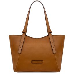 Libra Leather Shoulder bag Телесный TL142562