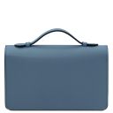 Opera Sac à Main en Cuir et Bandoulière à Chaîne Denim TL142505