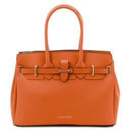 TL Bag Handtasche aus Leder Orange TL142174