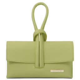 TL Bag Pochette in Pelle Verde Lime TL141990