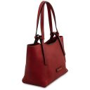 Libra Leather Shoulder bag Red TL142562