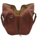 Lisbona Sac de Voyage en Cuir - Petit Modèle Marron TL142558