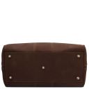 Lisbona Дорожная кожаная сумка-даффл - Маленький размер Темно-коричневый TL142558