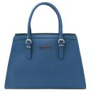 TL Bag Handtasche aus Leder Denim TL142147
