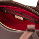 Libra Leather Shoulder bag Dark Brown TL142562