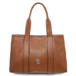 Callie Borsa a Spalla in Pelle Morbida Cognac TL142415