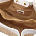 Soleil Borsa Shopping in Rafia Bianco TL142567