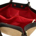 Soleil Borsa Shopping in Rafia Nero TL142567