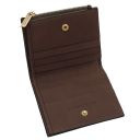 Exclusive Leather Wallet for men Dark Brown TL142591