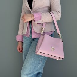 Abby Borsa a Mano in Pelle Nero TL142500