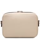 Cubetto Borsa a Tracolla in Pelle Beige TL142499