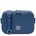 Cubetto Bolso con Badolera en Piel Denim TL142499