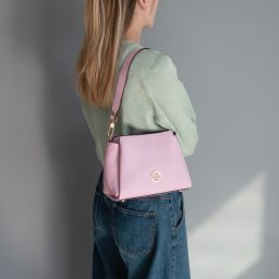 Abby Leather Handbag Lime Green TL142500