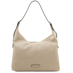 Plenia Bolso Shopping en Piel Beige TL142569
