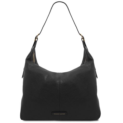Plenia Bolso Shopping en Piel Negro TL142569