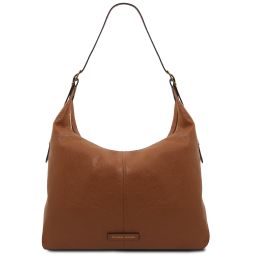 Plenia Leather Shopping bag Cognac TL142569