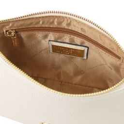 Parfait Leather Clutch Бежевый TL142559
