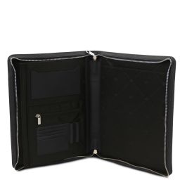 Costantino Leather Document Case With Handle Black TL142545