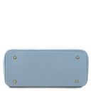 TL Bag Leather Handbag With Golden Hardware Light Blue TL141529