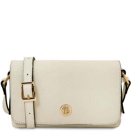 Biscuit Soft Leather Shoulder bag Beige TL142582